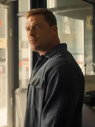 Reacher S04 Alan Ritchson Denim Jacket