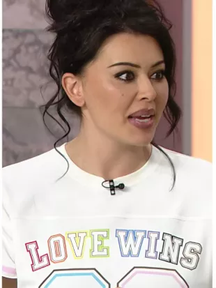 The Social 2026 Lauren Chan Love Wins 26 Varsity T-Shirt