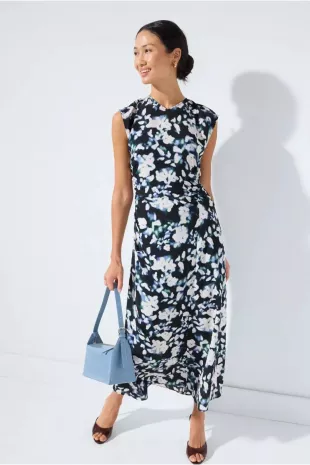 Cap Sleeve Midi Dress