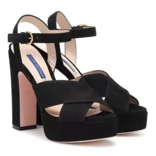 Joni Suede Platform Sandals
