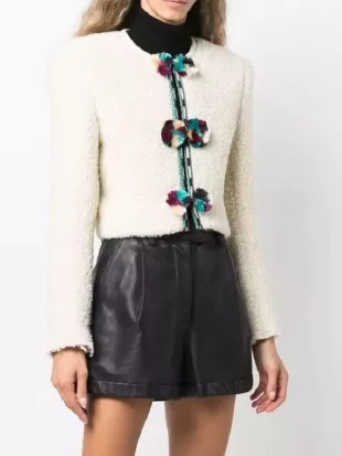 Real Housewives of Atlanta S17 Shamea Morton Pompom Jacket