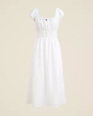 Cap-sleeve Midi Dress