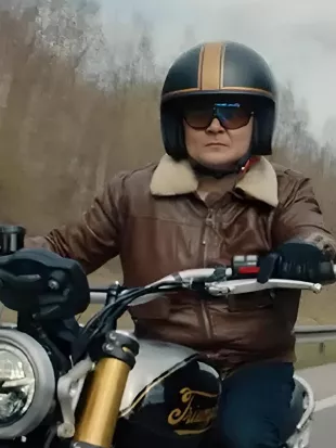 Matchbox 2026 Arturo Castro Brown Leather Jacket