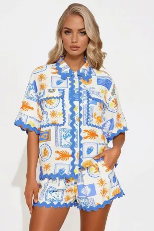 Europe Getaway Short Set