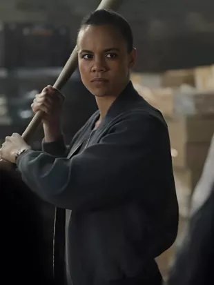 Reacher S04 Maria Sten Bomber Jacket