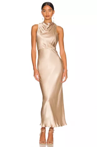 La Lune High Neck Dress
