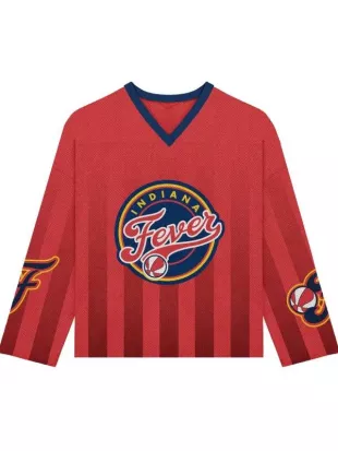 Indiana Fever Red Hockey Fashion Jersey