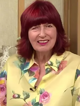 This Morning 2026 Janet Street-Porter Yellow Floral Shirtc