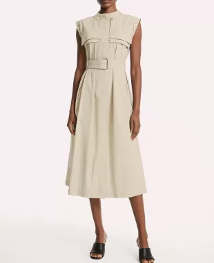 Proenza Schouler Belted Shirt Dress