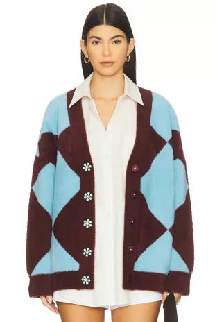 Iwho Oversized Cardigan in Margot
