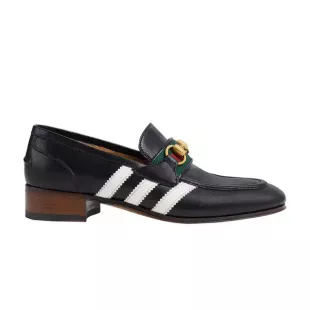 Adidas X Leather Loafers - Black