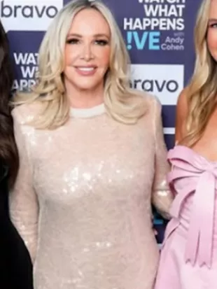 Watch What Happens Live S3 Shannon Beador Sequin Dress