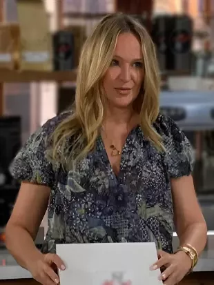 The Young And The Restless 2026 Sharon Case Printed Top