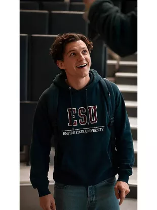 Spider-Man Brand New Day 2026 Peter Parker Blue Hoodie