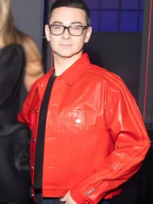 Project Runway Season 22 Christian Siriano Red Jacket