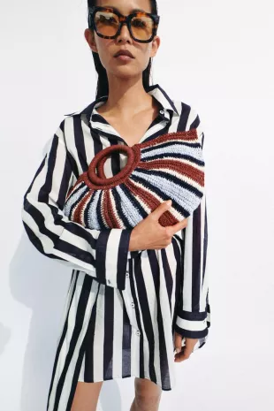 Braided Effect Handbag