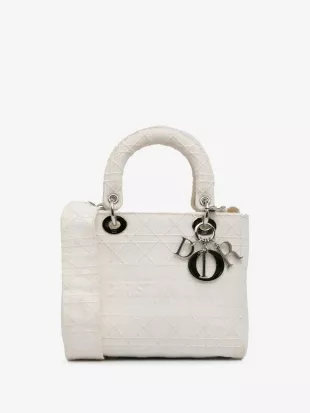 Pre-Owned 2010 Medium Cannage Lady D-Lite Bag