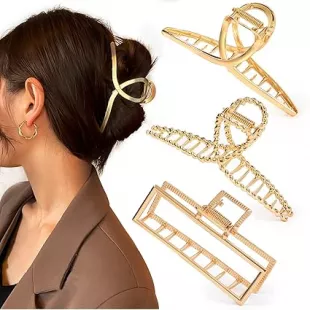 3 PCS Metal Large Claw Clip