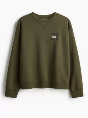 90 Day The Last Resort Kara Leona Text-Motif Sweatshirt