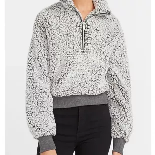 Sherpa Quarter Zip Sweater