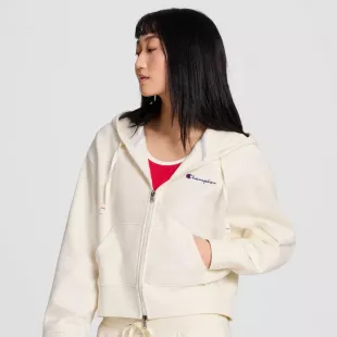 Target Champion Cropped Hooded Fleece Zip-Up Hoodie