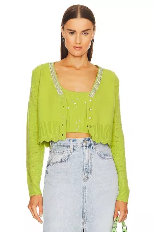Brynner cCrop Cardigan