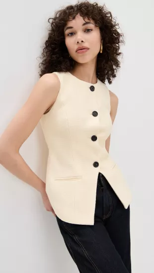 Leo Boucle Waistcoat