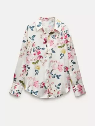 Abbott Elementary S04 Sheryl Lee Ralph Floral Print Blouse
