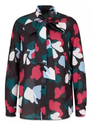Abbott Elementary S04 Sheryl Ralph Multicolor Printed Blouse