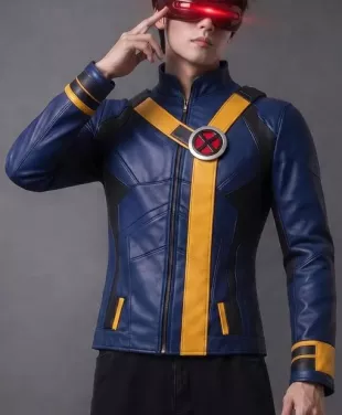 X-Men 97 Cyclops Cosplay Blue Jacket