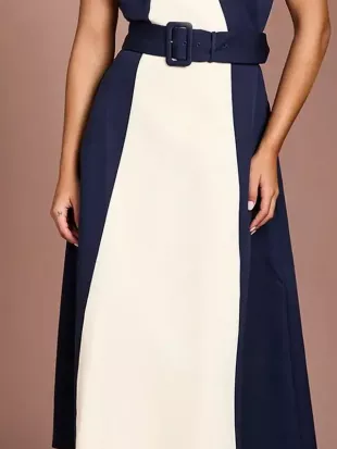 Good Morning Britain 2026 Charlotte Hawkins Belted Midi Dress