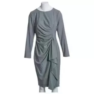 Wool Mid-Length Dress