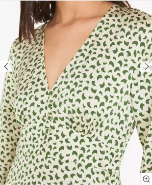 Lilly Confetti Geo Print Midi Dress