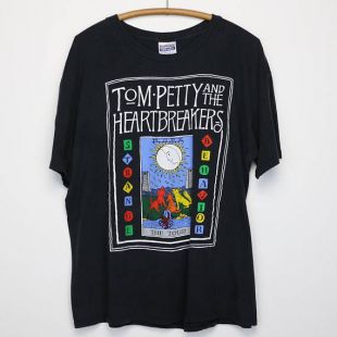 Tom Petty Shirt Vintage tshirt 1990 Strange Behavior Tour Concert