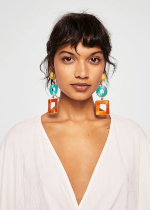 Boucles d'oreilles géométriques