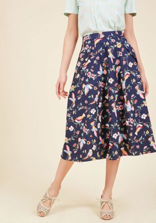 Modcloth - Benevolent Belle Fit and Flare Skirt