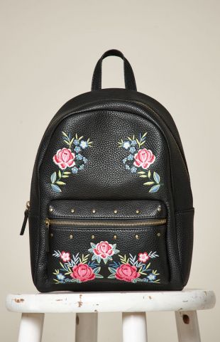 LA Hearts Embroidered Backpack