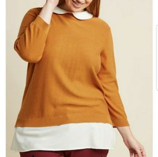 Modcloth classroom charisma collared sweater