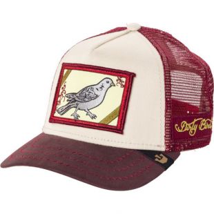 Cap trucker grenat oiseau Dirty Bird Goorin Bros.
