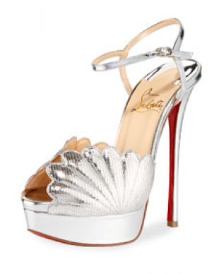 Christian Louboutin Botticella Alta Platform Red Sole Sandal