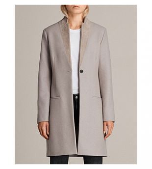 ALLSAINTS - Leni wool blend coat