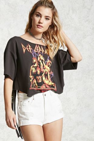 Forever 21 - T shirt « Def Leppard » - Forever 21