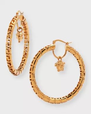 Medusa Hoop Earrings
