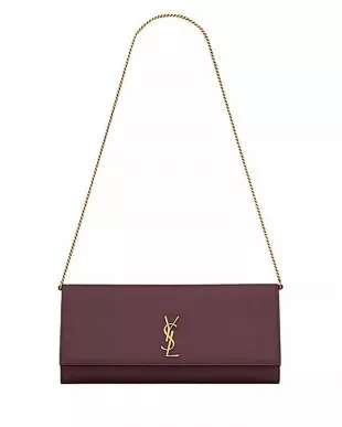 Kate Clutch in Grain De Poudre Leather