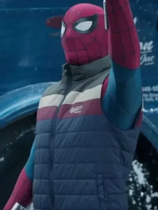 Spider-Man: Brand New Day Peter Parker Blue Puffer Vest
