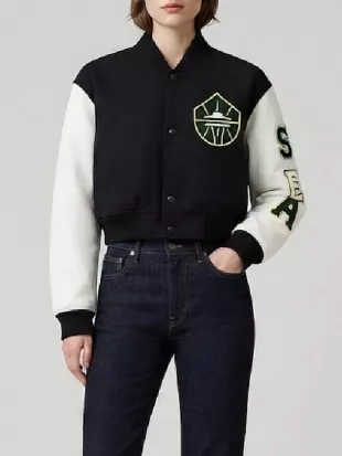 Kayce Kirihara WNBA Seattle Storm Team Crop Jacket
