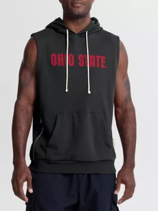 Ohio State Buckeyes Sleeveless Hoodie