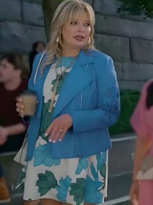 All’s Fair in Love & Mahjong Melissa Peterman Moto Jacket