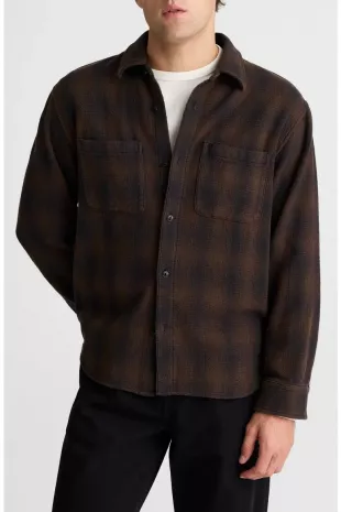 Midweight Flannel Button Up Shirt
