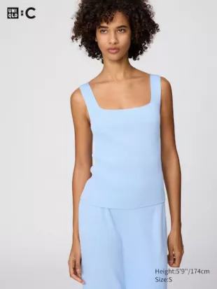 Uniqlo  3D Knit Ribbed Sleeveless Sweater